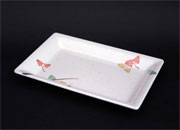 Melamine Yukinko Series Wave-Shaped Dish for grilled fish